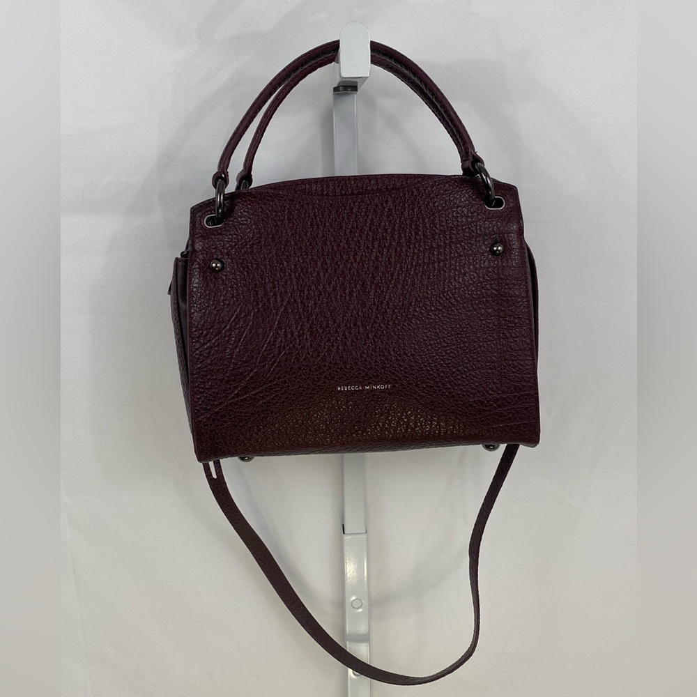 NWT Rebecca Minkoff Currant Leather Satchel/Crossbody Bag - Picture 4 of 16